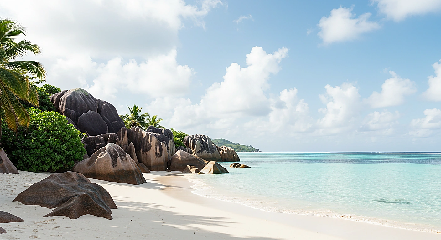 La Digue, le plein midi